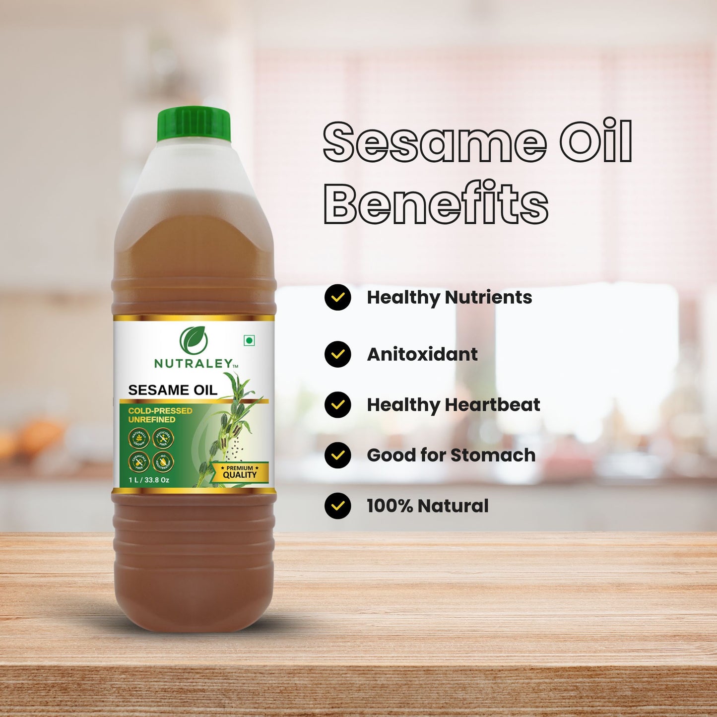 Cold Pressed Sesame Oil